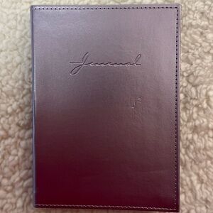 C.R. Gibson Embossed Lilac Metallic Flex Faux Leather Journal Notebook